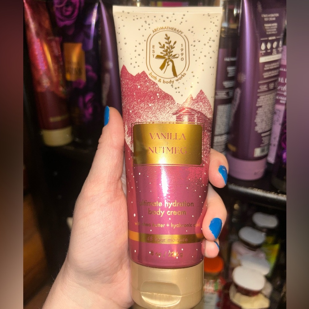 Bath and Body Works Vanilla Nutmeg Aromatherapy Body Cream